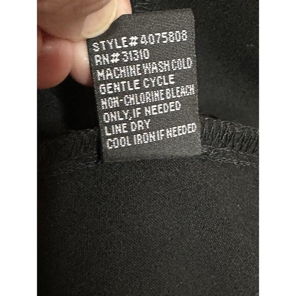 A Byer Women’s Sz M Single Button Solid Black Blazer Career Casual Preppy - Picture 11 of 16